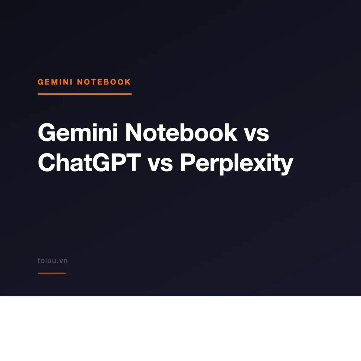 Gemini Notebook vs ChatGPT vs Perplexity