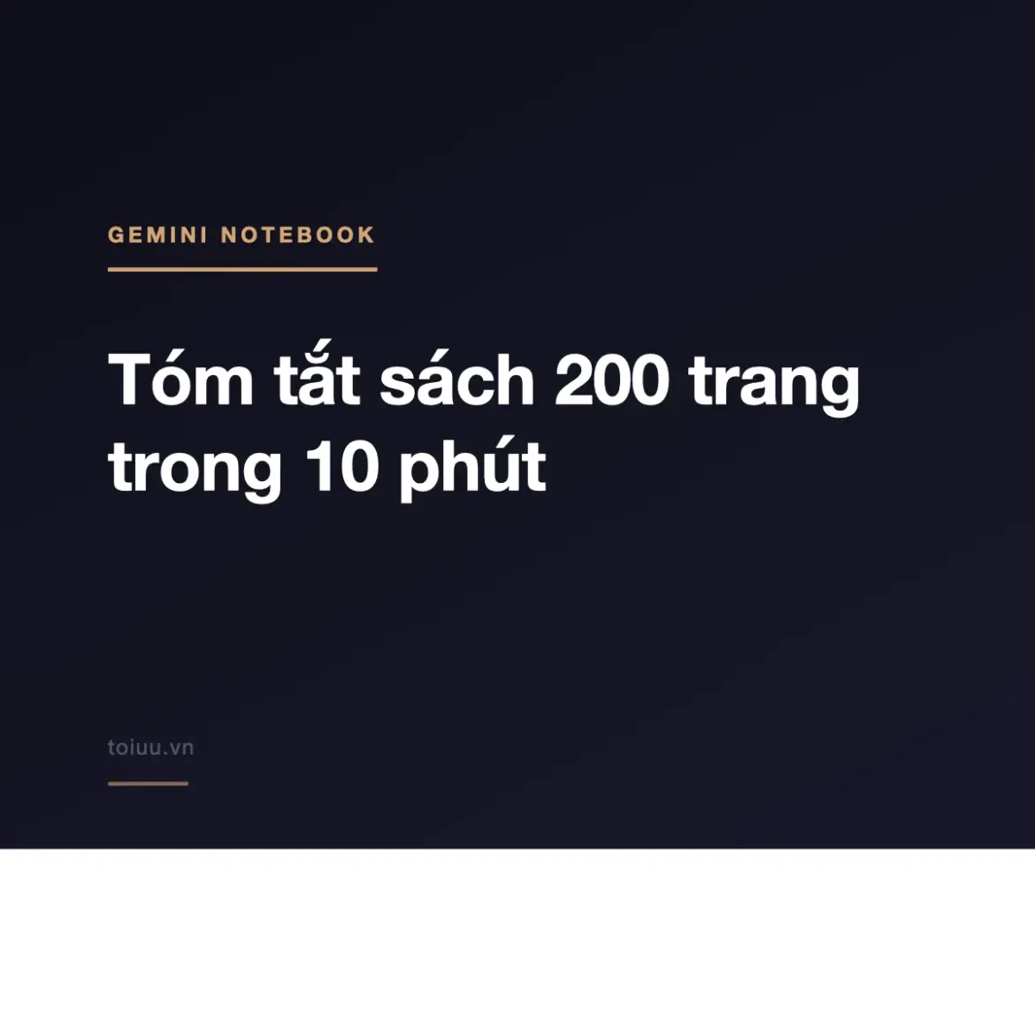 Tóm tắt sách 200 trang trong 10 phút